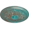 Ekena Millwork Luton Ceiling Medallion (Fits Canopies up to 3 1/2"), Hand-Painted Copper Green Patina, 21"OD x 2"P CM21LUCGS - alternate 5